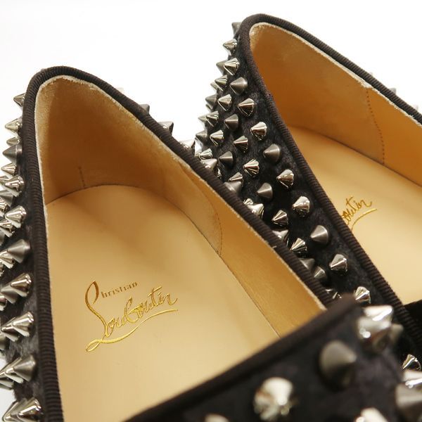 Christian Louboutin ローラーボート 3160885 スリッポン #41 スタッズ