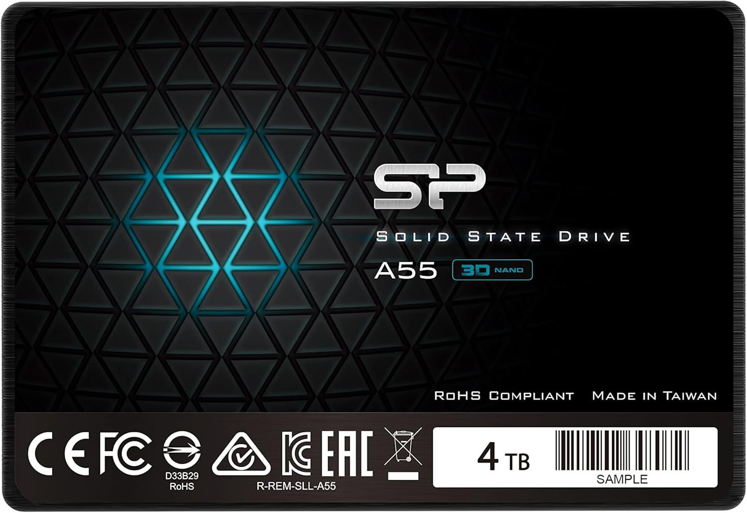 SP Silicon Power シリコンパワー SSD 4TB 3D NAND採用 SATA3 6Gb/s 2.5インチ 7mm PS4 動作確認済 3年保証 A55シリーズ SP004TBSS3A55S25