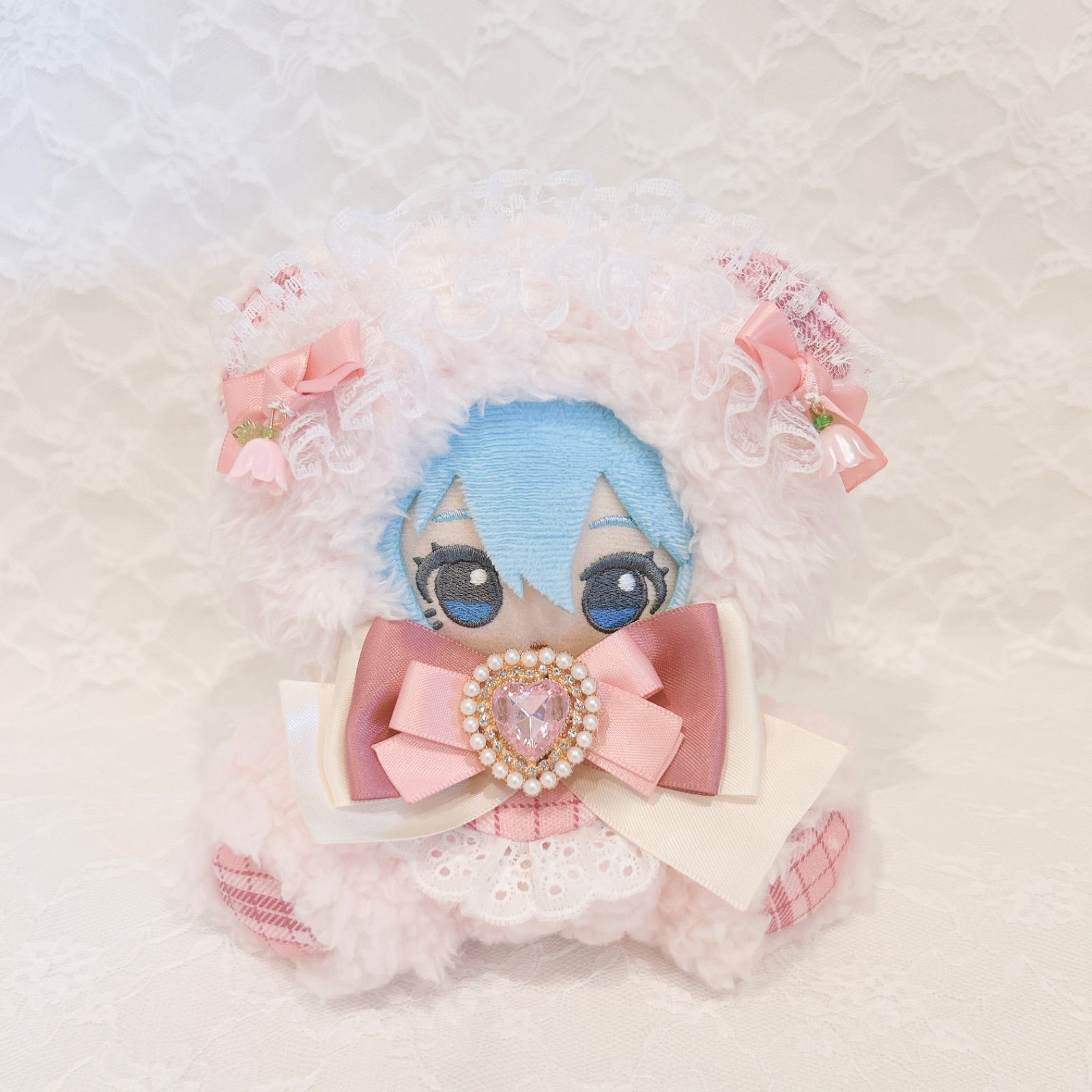 おすわり♥ぬい服♥着ぐるみ♥16cm♥天使♥バックチャーム付き♥BBY3 おすわりぬい服 着ぐるみ バッグチャーム付き ちびぐるみ - メルカリ