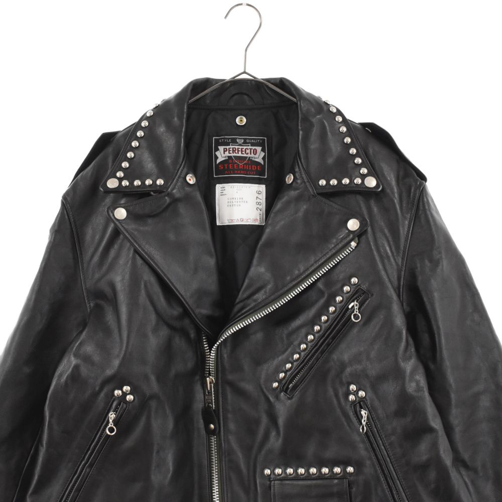 Sacai (サカイ) 22AW×SCHOTT Leather Studs Blouson ショット