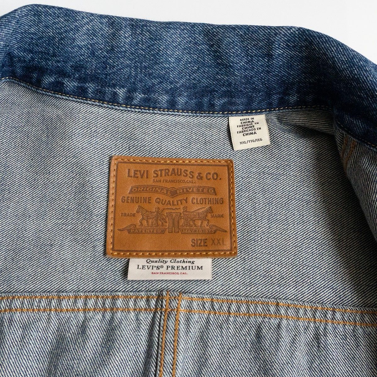 Levi's 1st ジャーナルスタンダードTバックXXLデニムジャケット ジャーナルスタンダード リーバイス 別注 1st JKT Selvedge T
