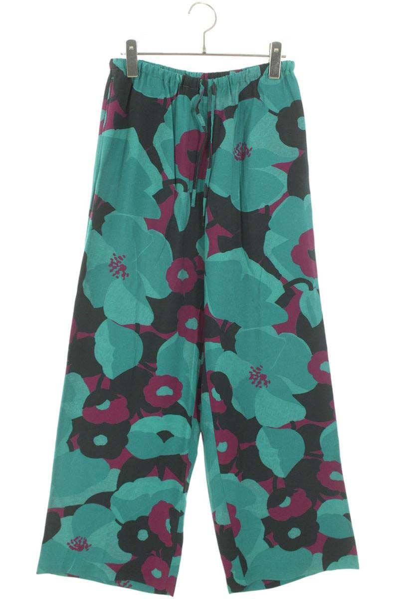 ドリスヴァンノッテン フラワー柄イージーロングパンツ レディース 36  