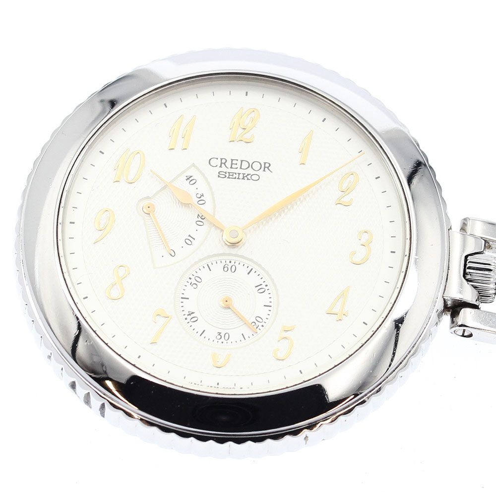 セイコー SEIKO 4S79-0030 クレドール パワーリザーブ 手巻き メンズ_907206