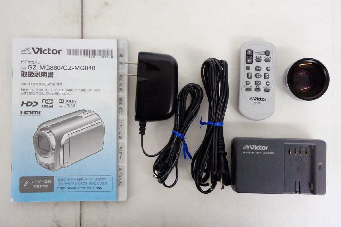 JVC Victorビクター エブリオEverio ビデオカメラ GZ-MG840 60GB