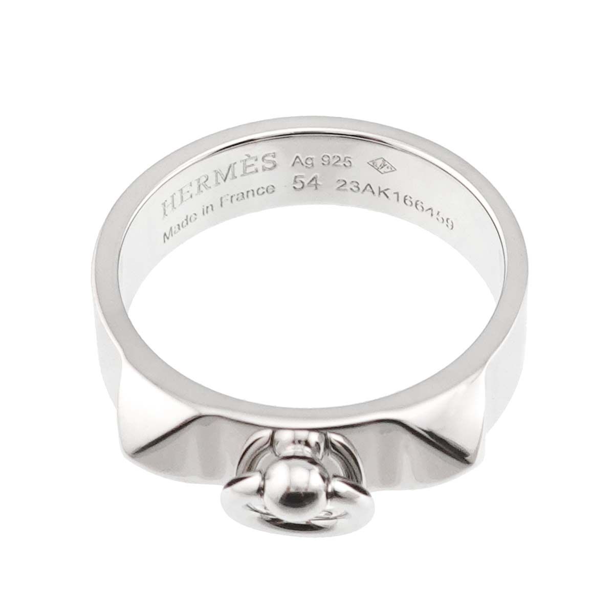 エルメス HERMES コリエドシアン #54 リング SV 925 シルバー 指輪
