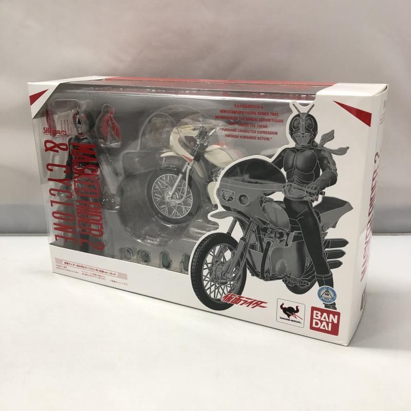 バンダイ S.H.Figuarts 仮面ライダー旧2号＆サイクロン号 改造Ver.セット 仮面ライダー 破損有り 15