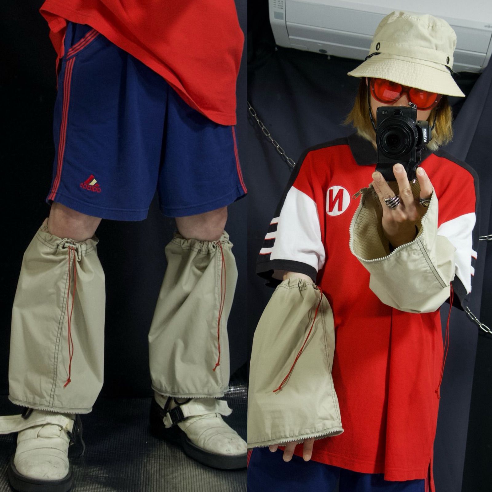 キューティーフラッシュ レッグウォーマー Yahoo レッグウォーマー 赤 QutieFrash キューティーフラッシュ レッド