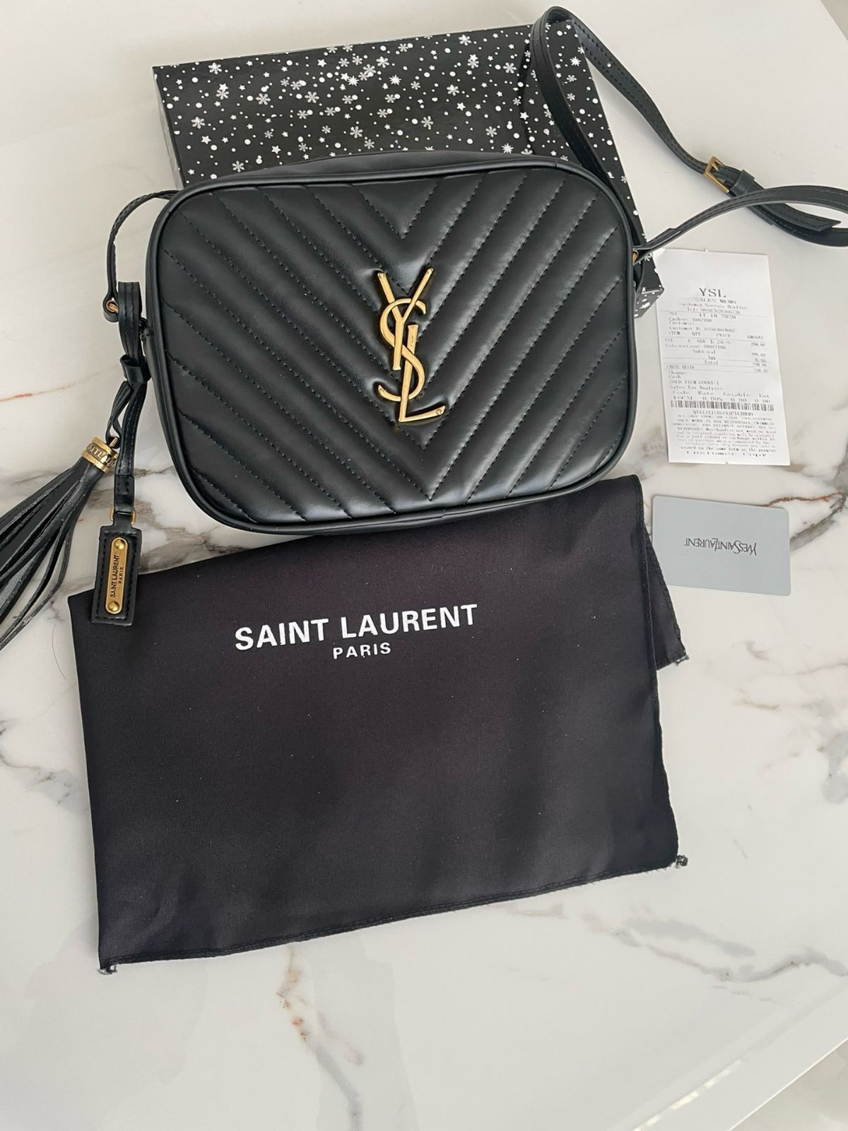 即購入不可！！新品未使用 【美品】SAINT LAURENT ショルダーバッグ カメラバッグ YSL