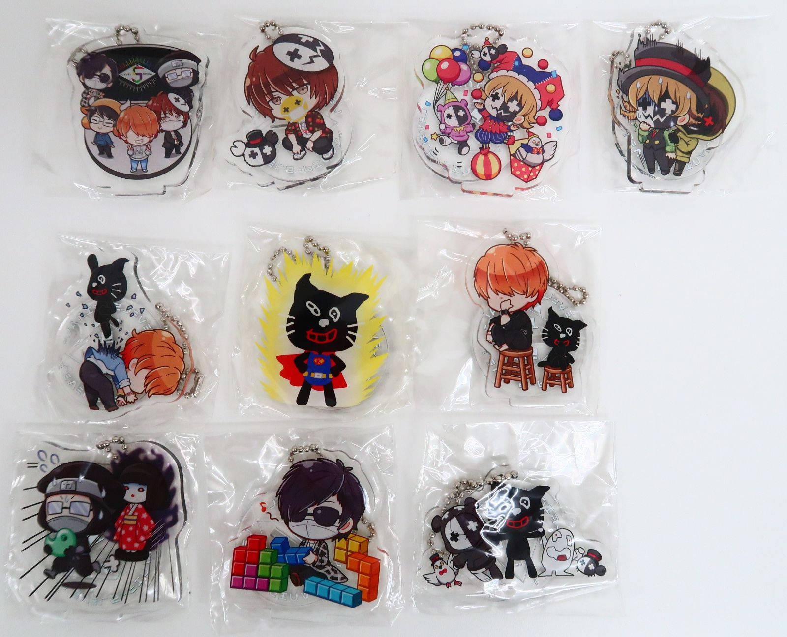 LEVEL.5 ゲーム実況者 アクリルスタンド アクリルキーホルダー まとめ売り 10種セット 『LEVEL.5 -FINAL- in さいたまスーパーアリーナ