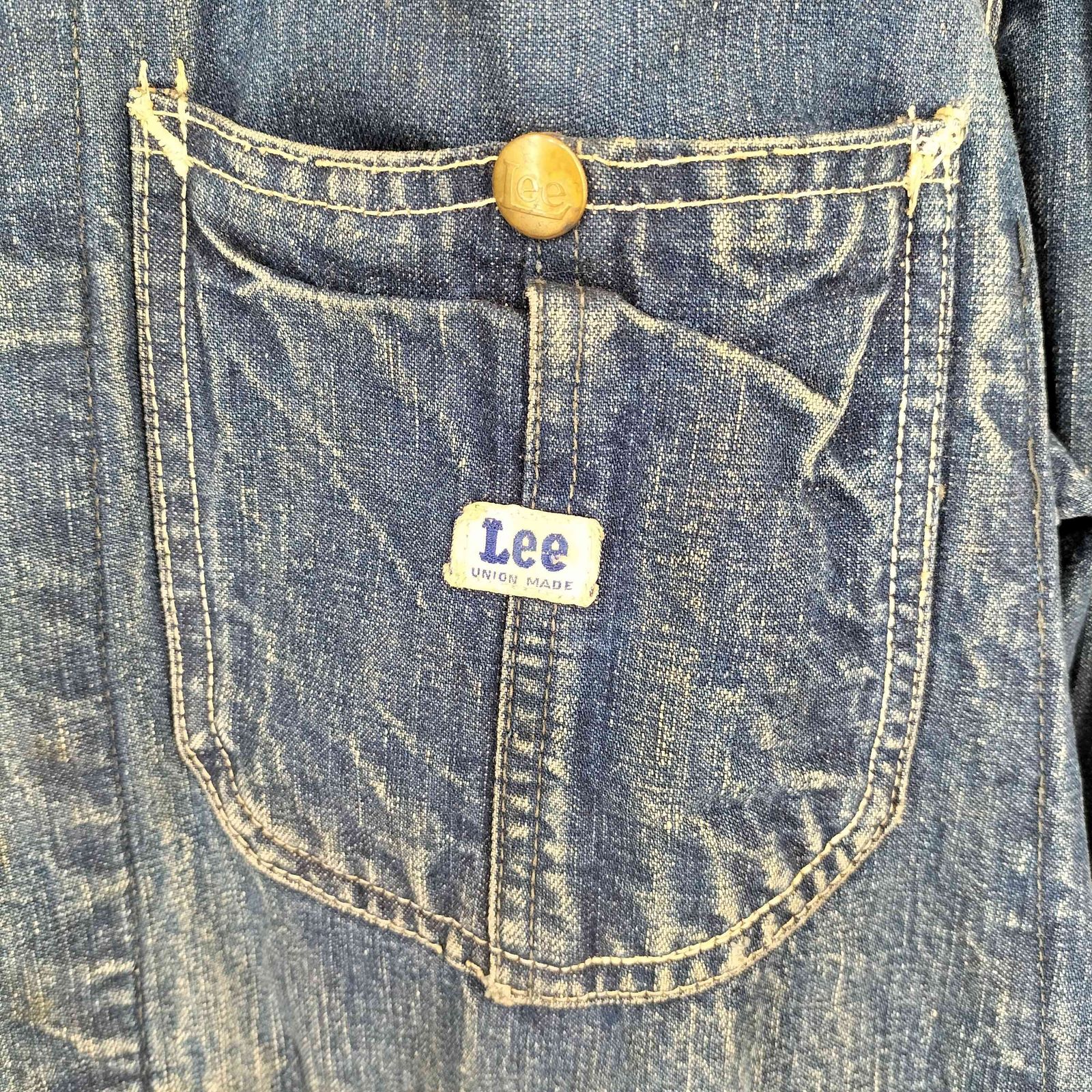 リー Lee 40S ハウスタグ 91-J DENIM COVERALL JACKET メンズ 40