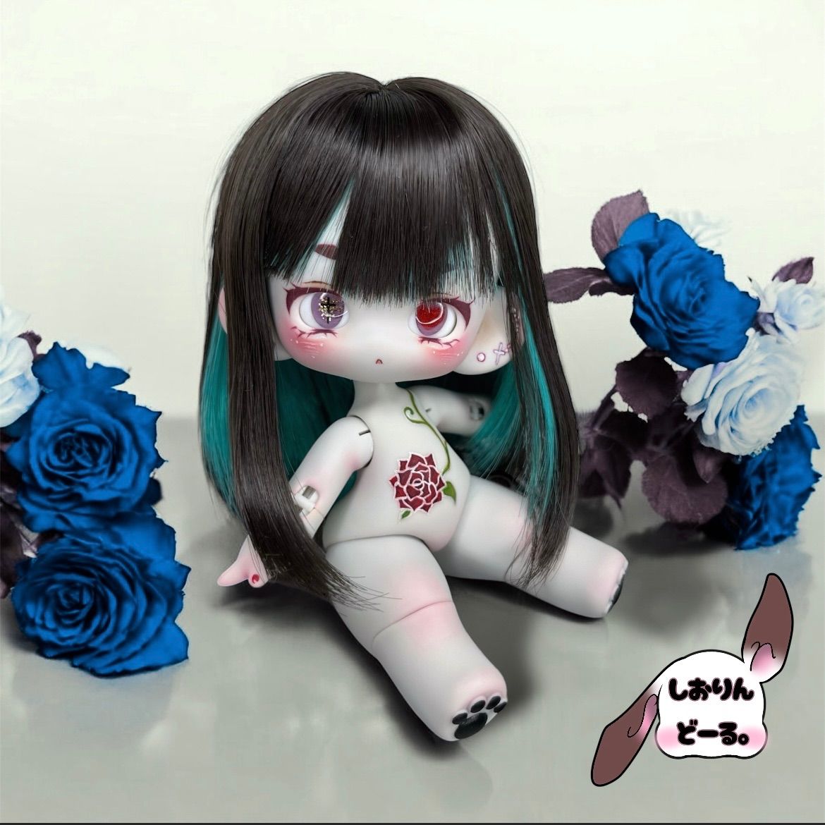 しおりんどーる。】海外カスタムドール☆ぽてっと天使ちゃん（子犬