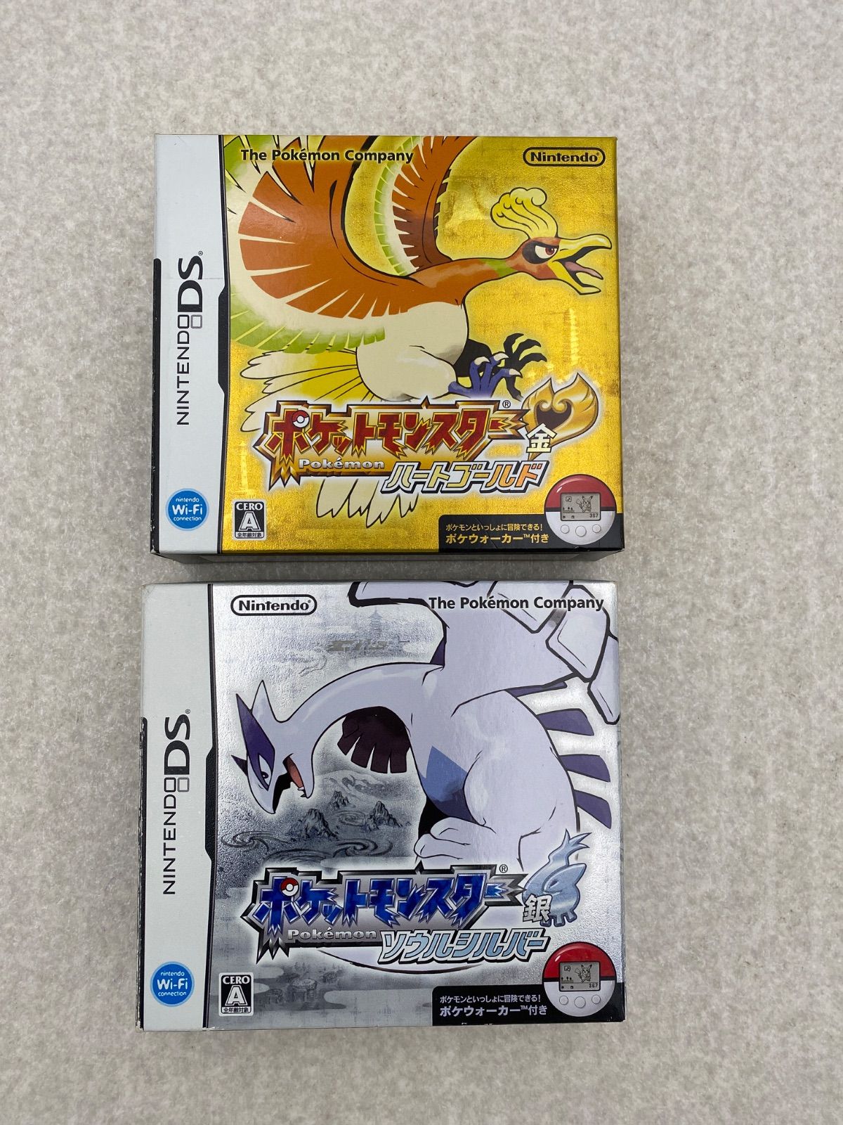 ポケットモンスター ハートゴールド ソウルシルバー ニンテンドーDS 2点 ポケウォーカー付き