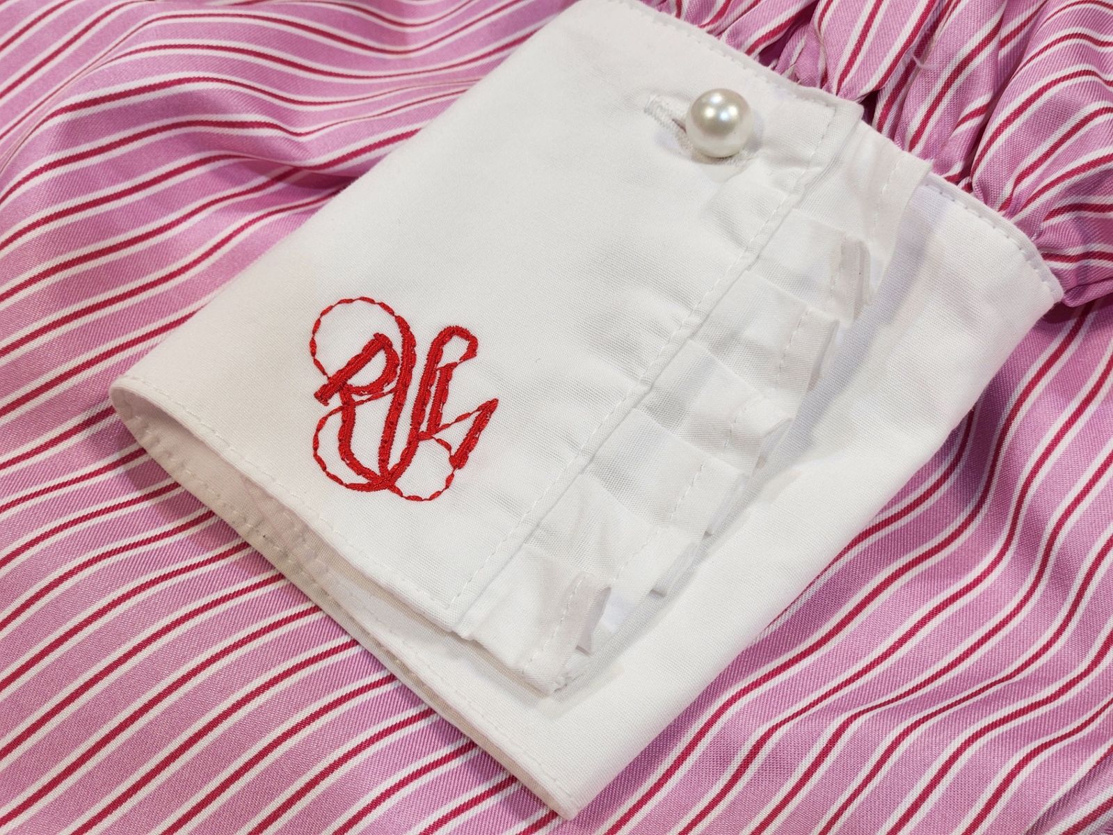 rosyMonster   ロージーモンスター　 ストライプシャツ＊ 在庫調整】stripe shirt blouson【2色展開】※順次発送予定