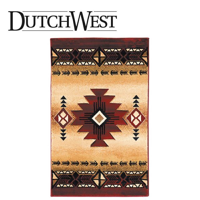 ダッチウエストジャパン Dutchｗest Japan ラグ コントゥアーコレクション フラッグスタッフ UW27034 | 絨毯 厚手 アメリカン 柄 アンティーク 風 薪 高品質 おしゃれ かっこいい カントリー 立体感 カーペット