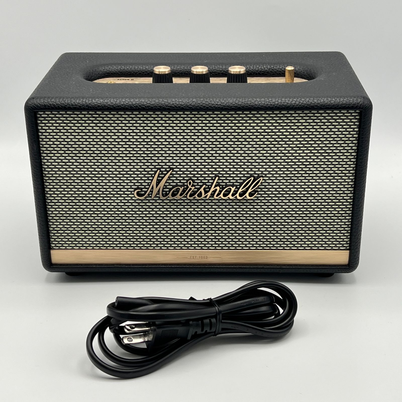 美品】Marshall Acton II ブラック ZMS-1001900 ワイヤレススピーカー