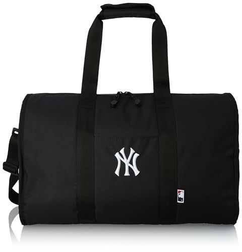 Color ヤンキースブラック メジャーリーグベースボール 旅行用メッセンジャーバッグ ボストンバッグ ヤンキースブラック