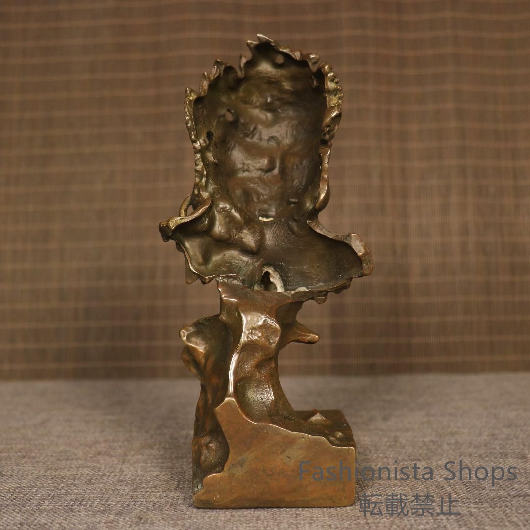 銅 細工 釈迦如来仏仏像 事務デスクトップ机 茶室 茶寵 置物 装飾品 工芸品 銅 細工 釈迦如来仏仏像 事務デスクトップ机 茶室 茶寵 置物