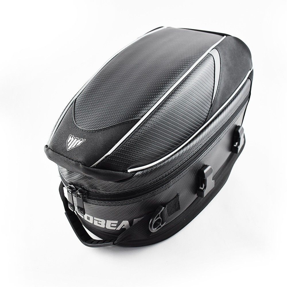 シートバッグ バイク バイク用 | リベレーター リアバッグ シート 小物入れ ツールバッグ Liberator バック 拡張機能あり + 拡張機能 ワンタッチシートバッグ 12L-18L容量可変