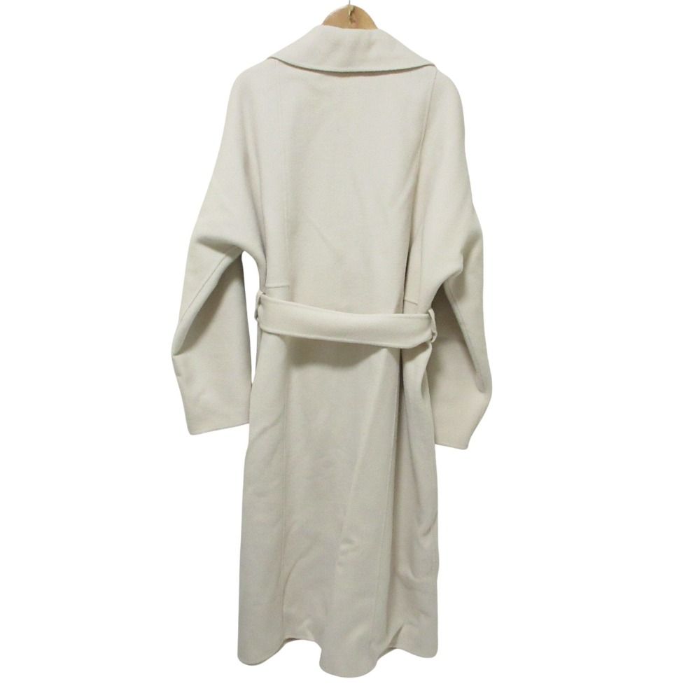 ICBアイシービー♪ロングコート♪オフホワイト♪未使用*L♪春 美品 21AW ICB アイシービー カシミヤブレンド ウールリバー