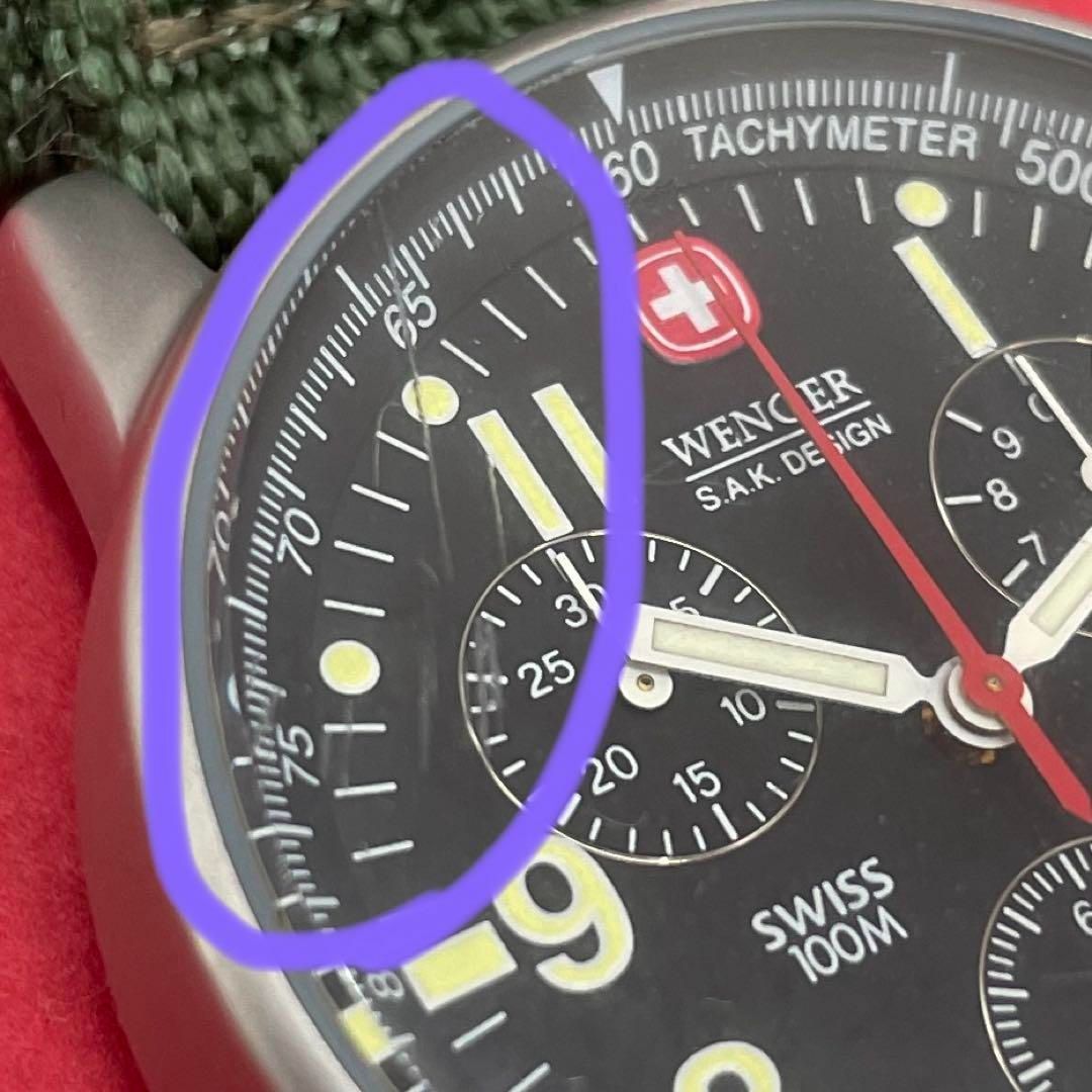 WENGER コマンドクロノグラフ 536.0765 S.A.Kデザイン 青島