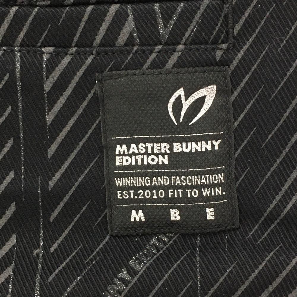 ★美品★MASTER BUNNY EDITION スカート グレー　サイズ1 マスターバニー MB 【ストレッチ】ジャガード総柄ロゴ台形