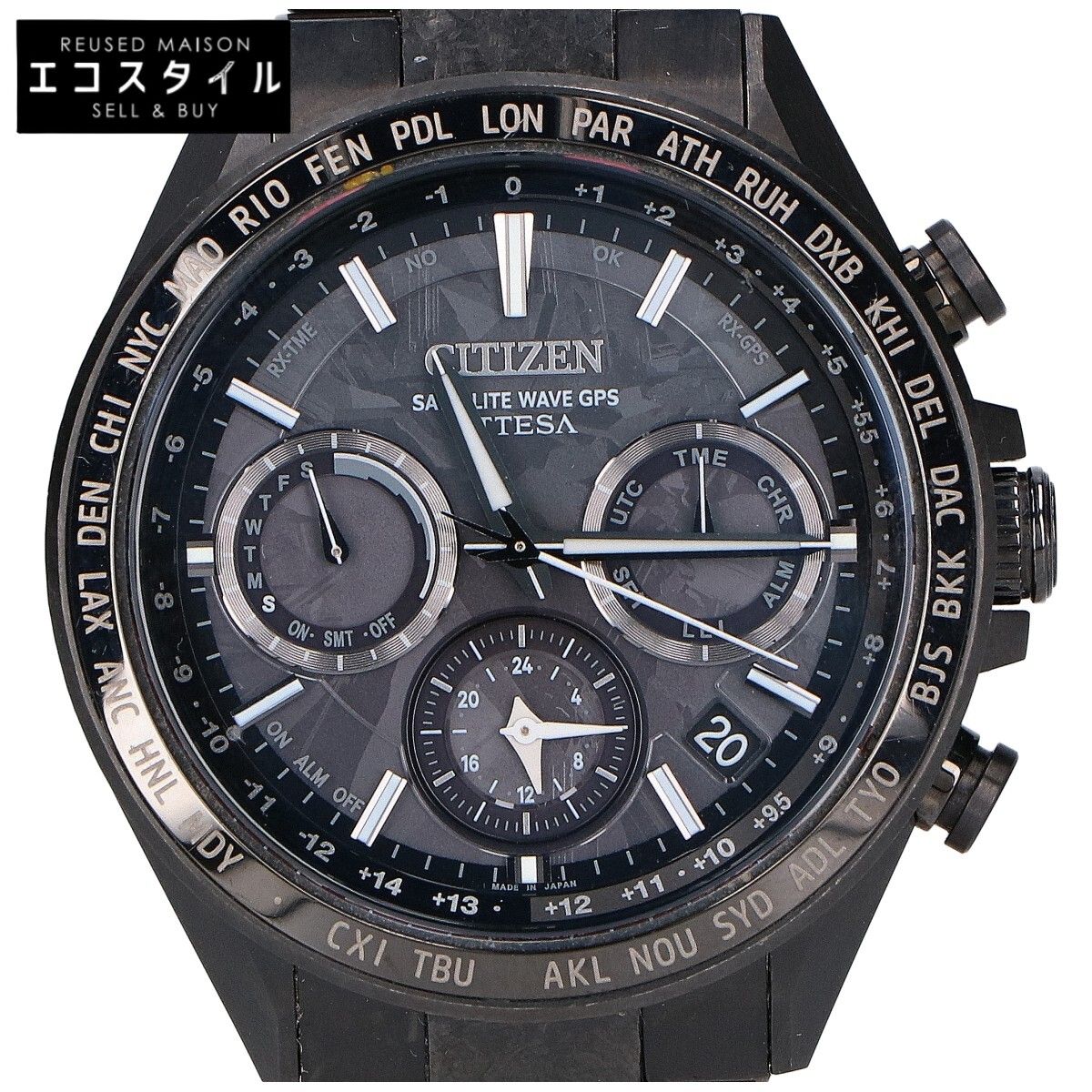 CITIZEN シチズン CC4044-53E 35周年記念 世界 1000本 アテッサ ACT Line エコドライブ GPS電波