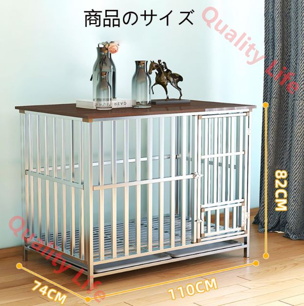 犬ケージ 屋根付き