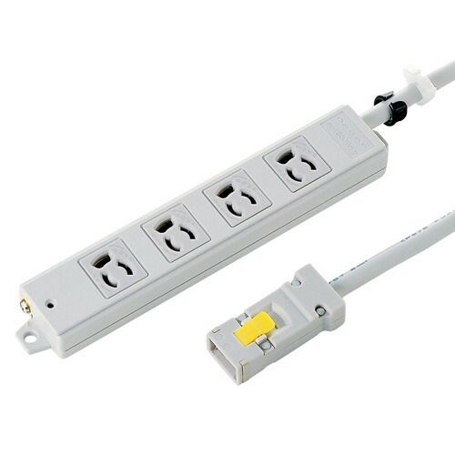 サンワサプライ 工事物件タップ(4個口・1m) TAP-KH4-1