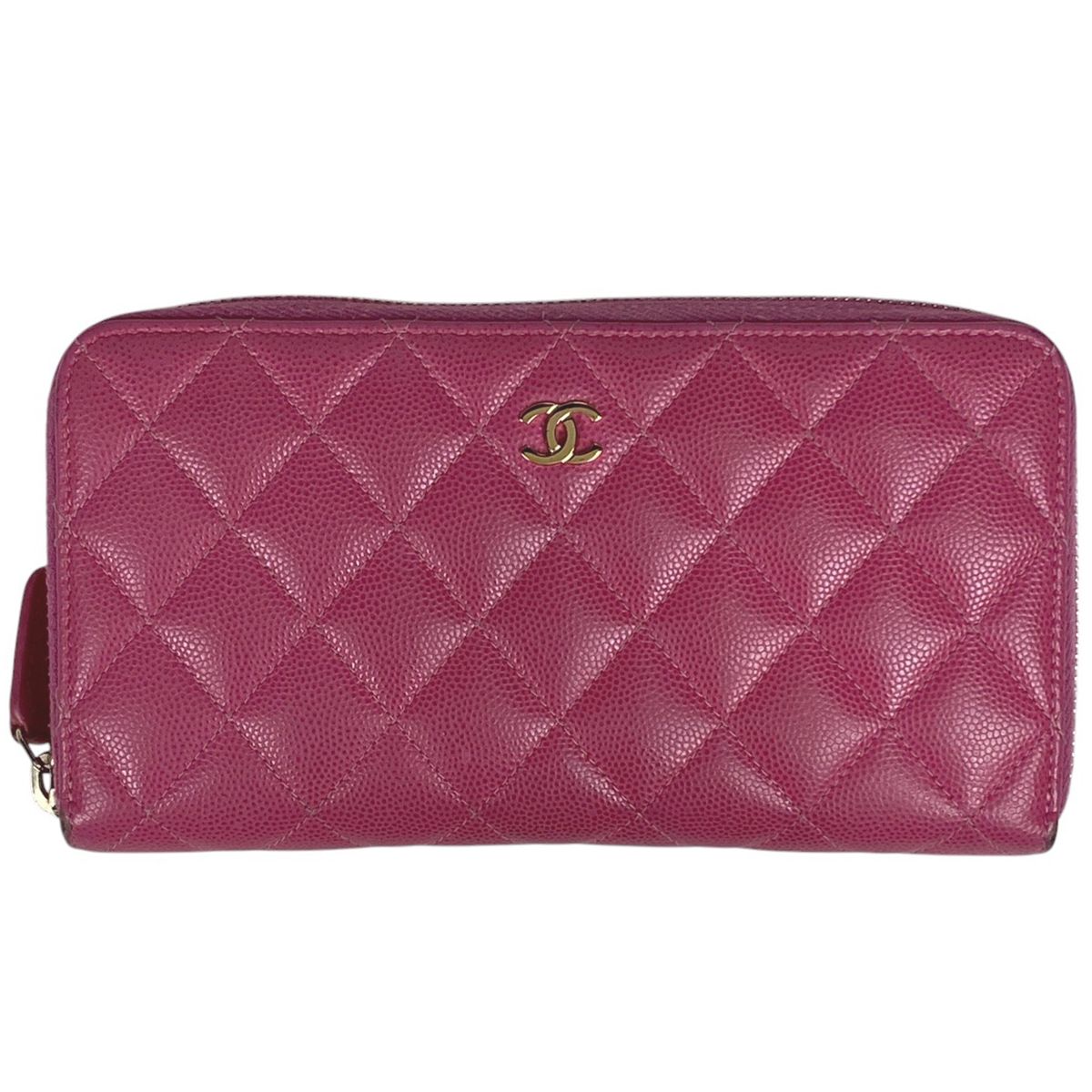 シャネル CHANEL ココマーク ラウンドファスナー 長財布 シャネル CHANEL ココマーク ラウンドファスナー 長財布