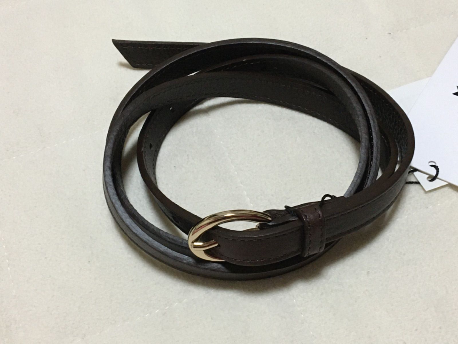 540新品♪23区牛革ウエストシンプルベルト黒44￥10175日本製大きいサイズ 540新品♪23区牛革ウエストシンプルベルト黒44￥10175日本製