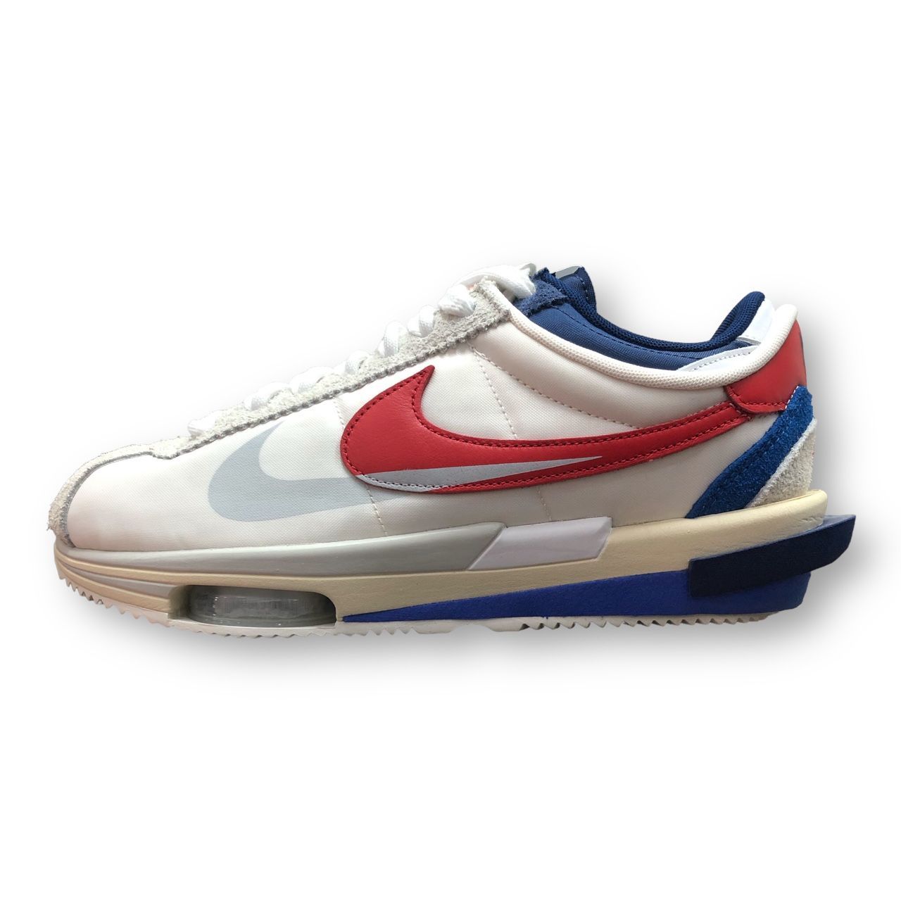 国内正規 sacai Nike Zoom Cortez White and University Red DQ0581-100 コラボ ズーム  コルテッツ スニーカー ナイキ サカイ 27cm 74737A1 - メルカリ