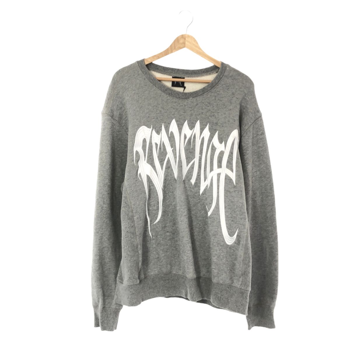 REVENGE GALLERY ロゴ刺繍 長袖 スウェット トレーナー TOPS メンズ 