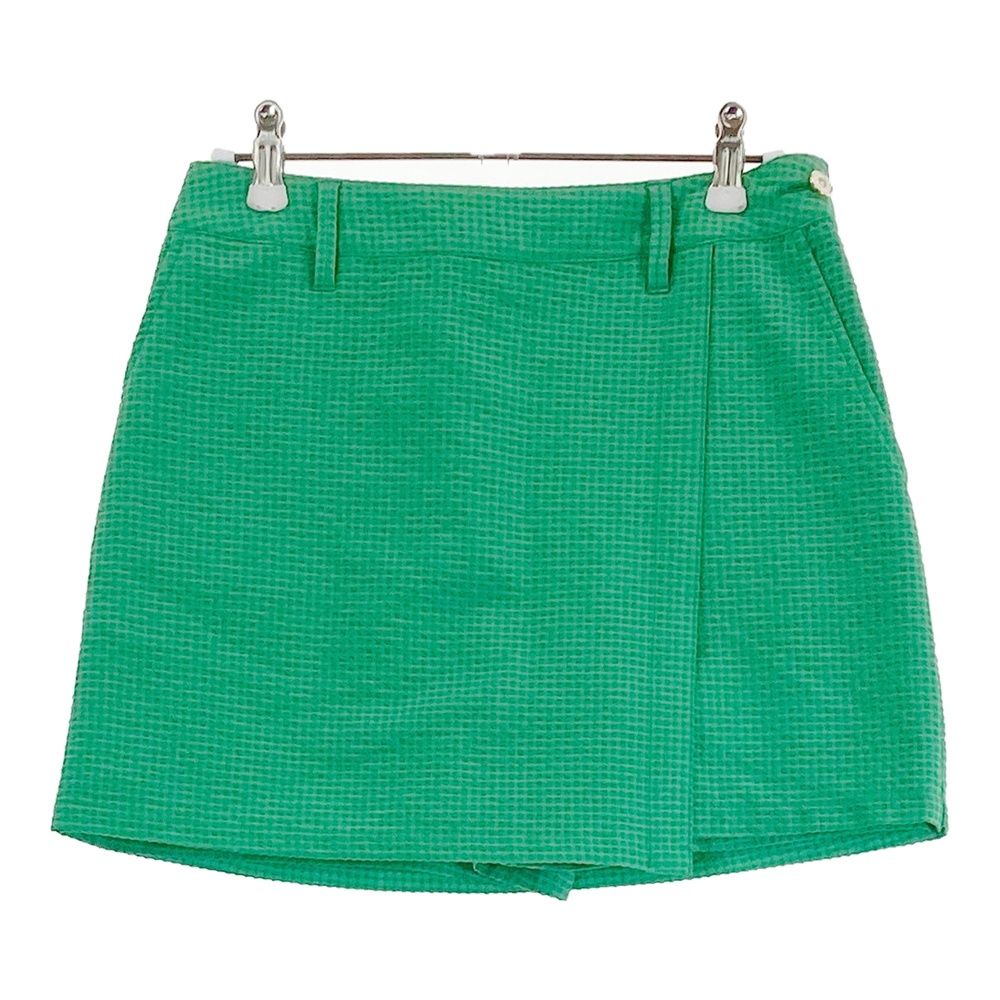 サイズ S RESURRECTION レザレクション インナー付スカート シアサッカー グリーン系 240101432957 ゴルフウェア レディース ストスト