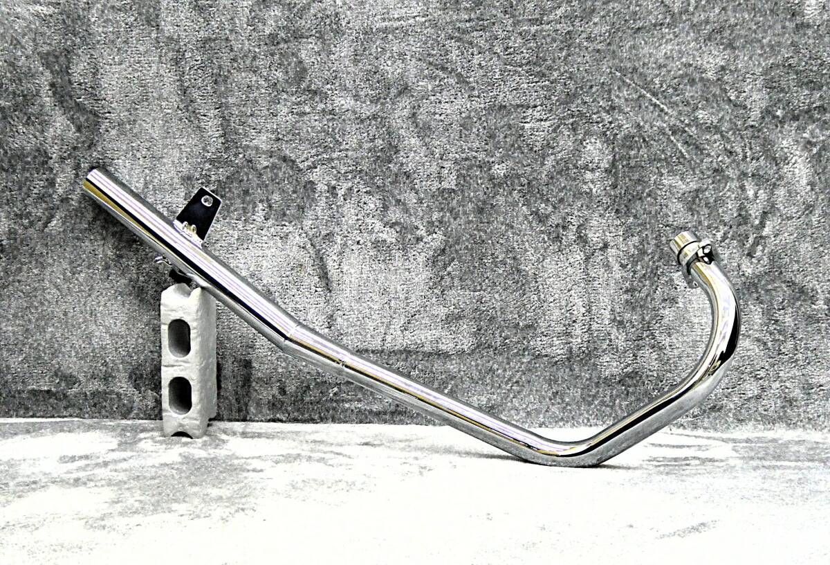 GN125 ナカノ エンデ マフラー管 メッキ42.7πアウター/ショート