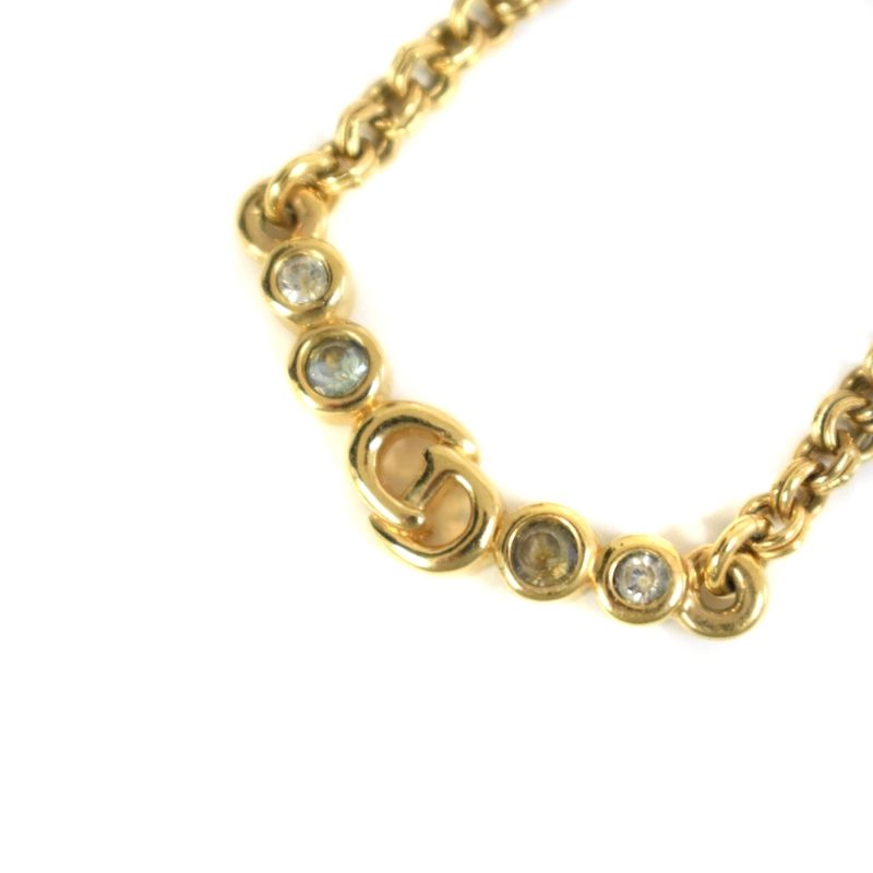 クリスチャンディオール Christian Dior ネックレス ロゴ