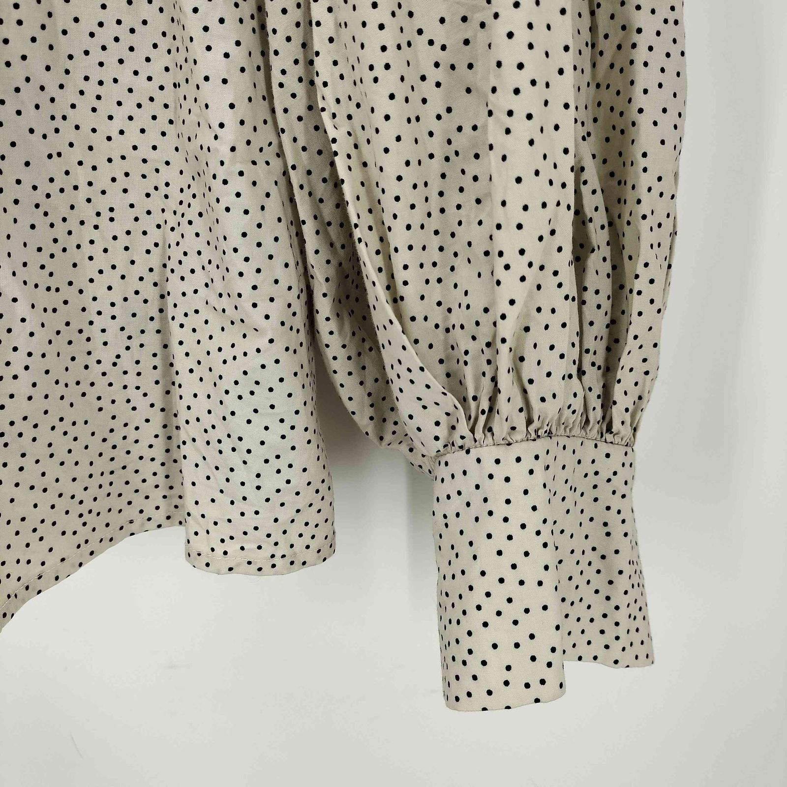 ミラオーウェン Mila Owen 2WAYリボンタイボリュームスリーブブラウス  