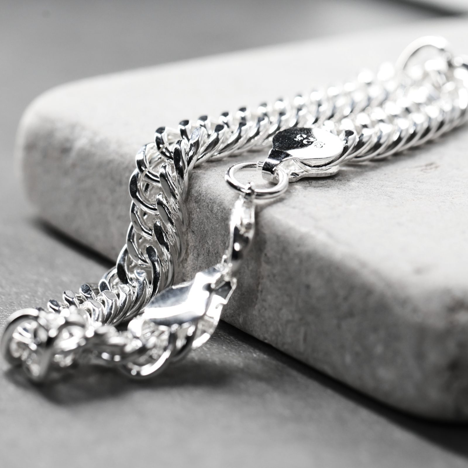 メキシカンジュエリー シルバー925 ブレスレット 喜平チェーン