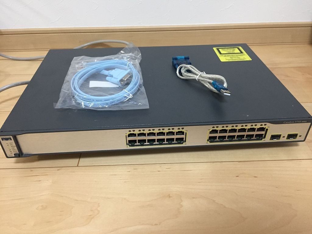 CCNA、CCNP】1台セットCisco L3スイッチ3750 - IZMシステム - メルカリ