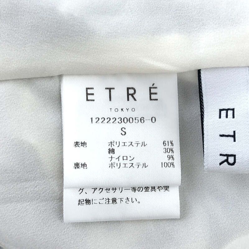 ETRE TOKYO / エトレトウキョウ | ジャガードテントワンピース | S