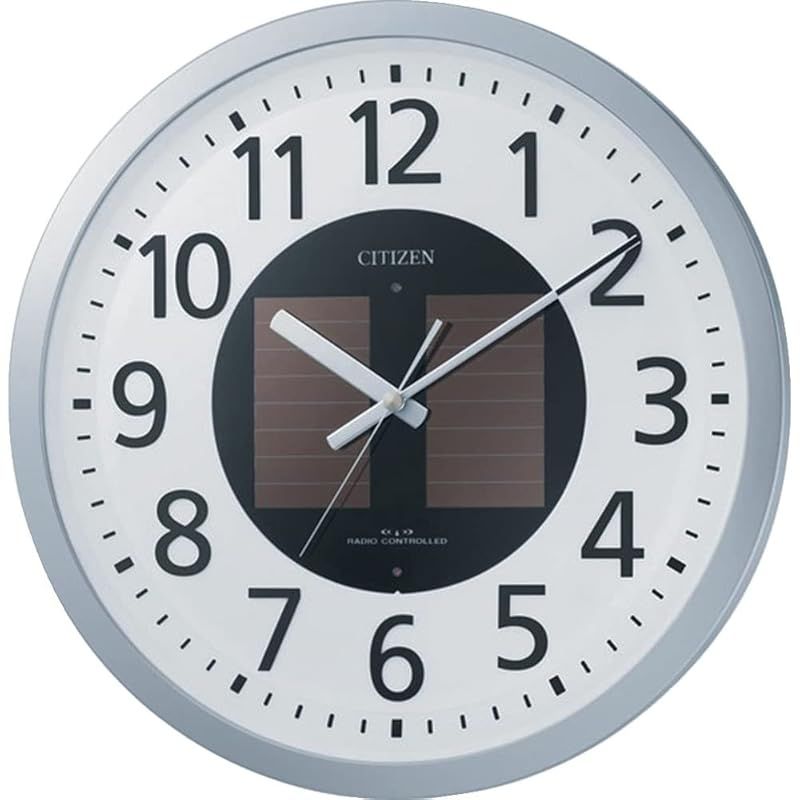 リズム(RHYTHM) シチズン 掛け時計 電波時計 ソーラー電源 CITIZEN エコライフM815 4MY815-019 0