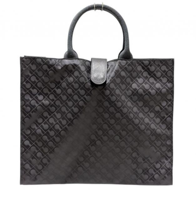 GHERARDINI グレー ハンドバッグ 中型 新品同様 ゲラルディーニ ハンドバッグ トートバッグ グレー トート