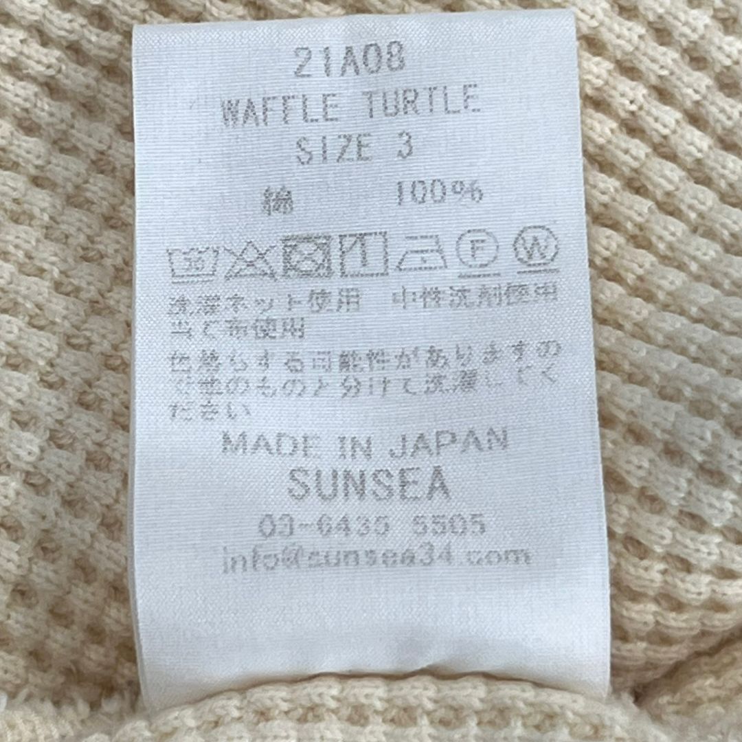 SUNSEA WAFFLE TURTLE カットソー - メルカリ