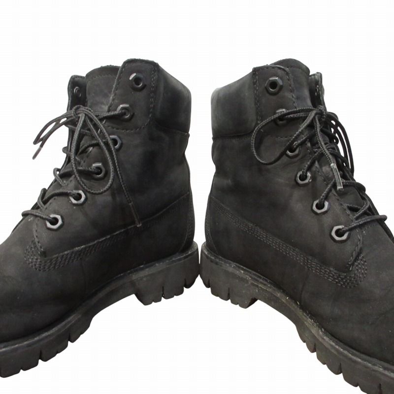 ティンバーランドワークブーツスエードブラック24cm