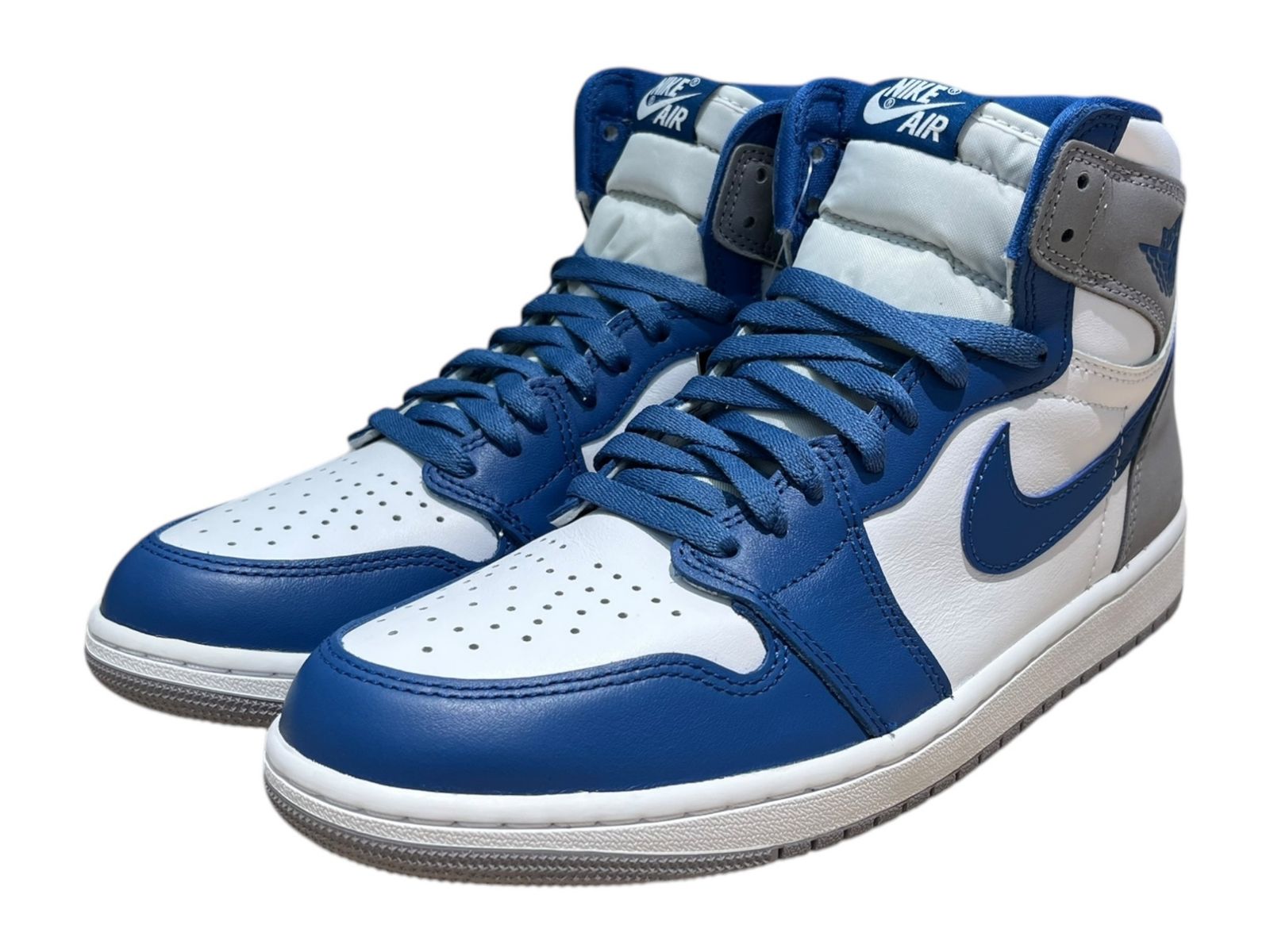 NIKE (ナイキ) Air Jordan 1 High OG エアジョーダン1 ハイ スニーカー DZ5485-410 27.5cm US9.5 ホワイト ブルー グレー メンズ/049