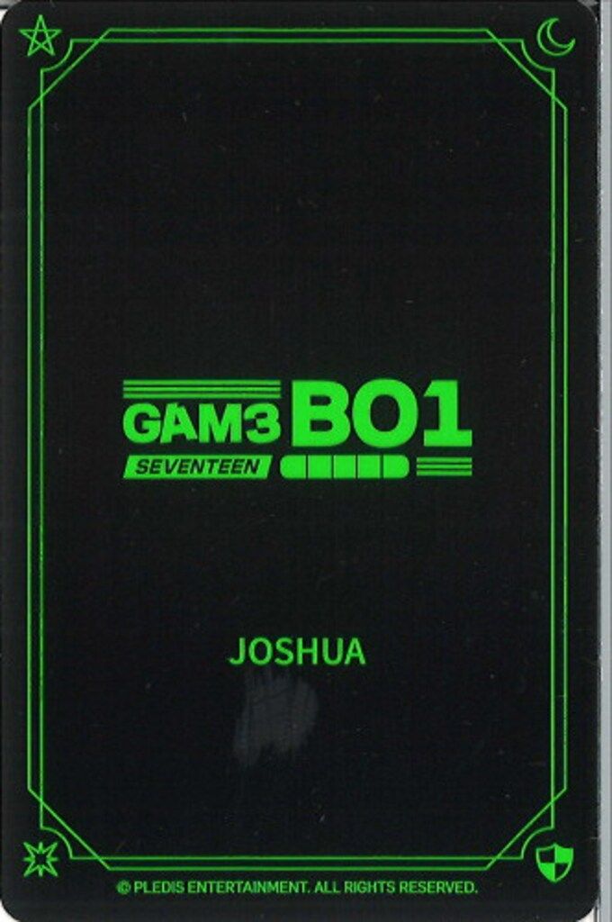 SEVENTEEN GAM3 BO1 JOSHUA CARAT MEMBERSHIP KIT - メルカリ
