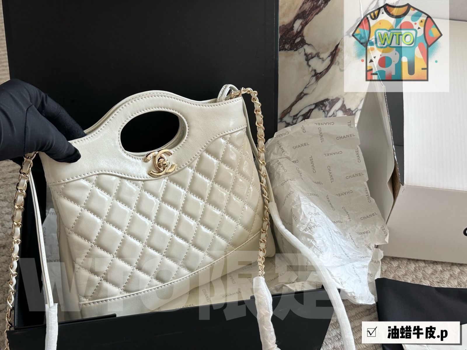 CHANELサイズ34専用出品 今日特価】Chanel シャネル 31bag ミニ 油?牛皮が特徴で入手困難