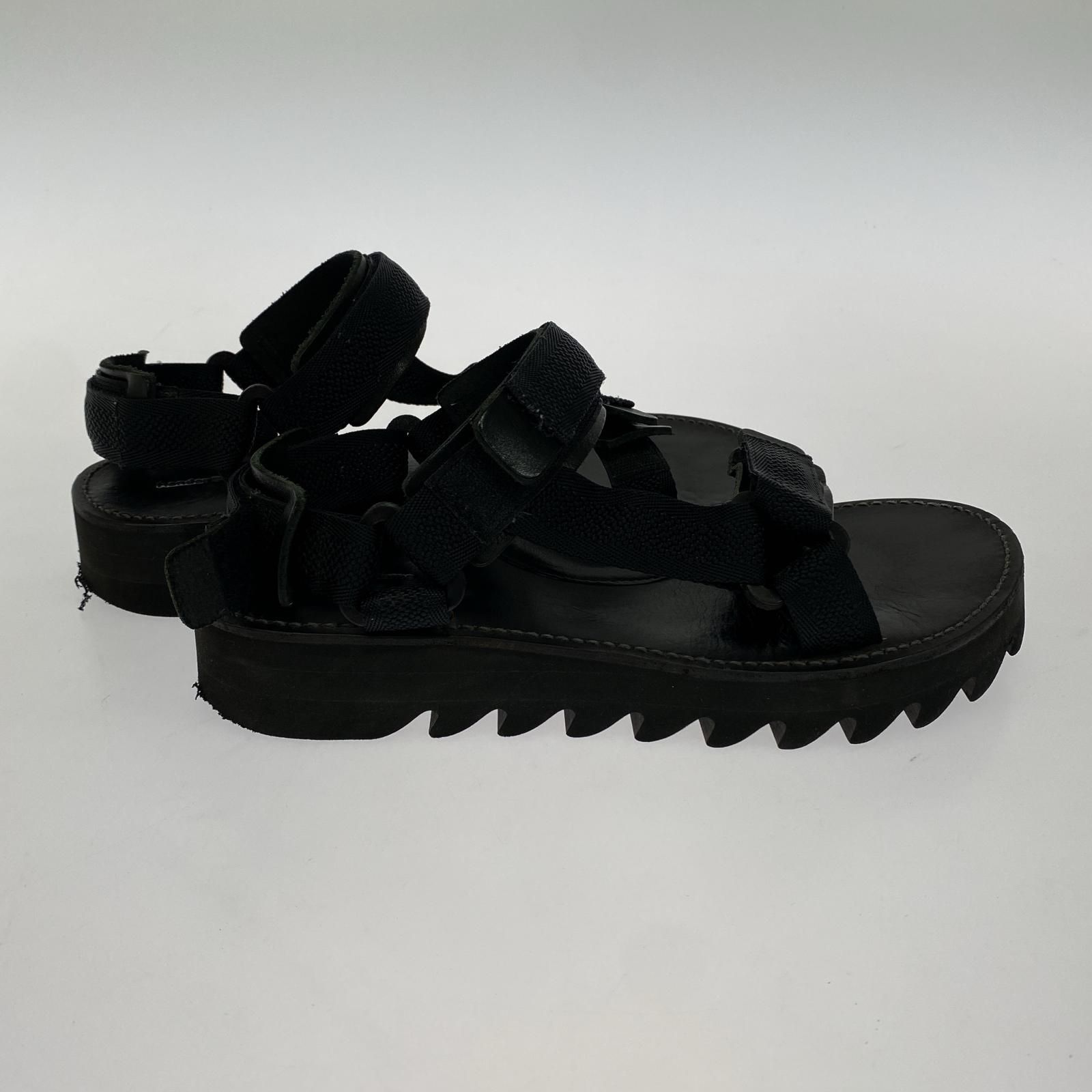 Hender Scheme webb レザーサンダル 6 ブラック - メルカリ