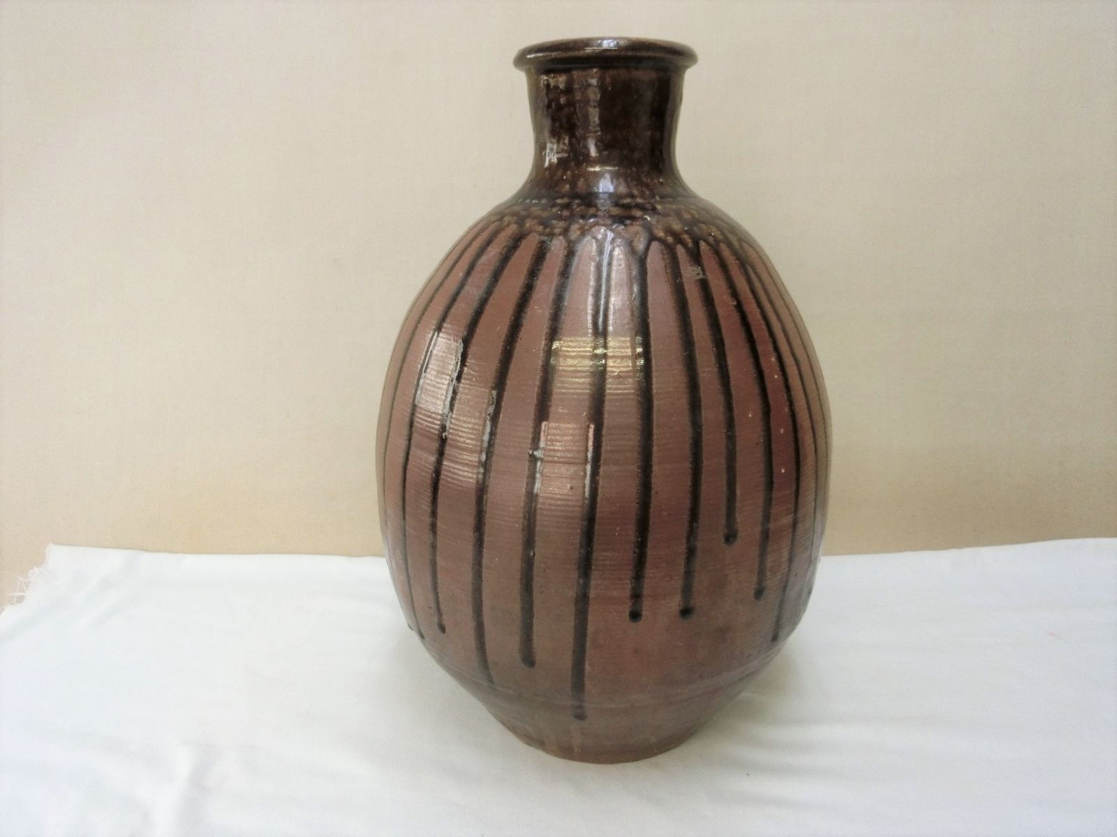 【稀な】　１３代　田原陶兵衛　造　灰被り掛花入 稀な】 13代 田原陶兵衛 造 灰被り掛花入 稀な 13代 田原陶兵衛 造