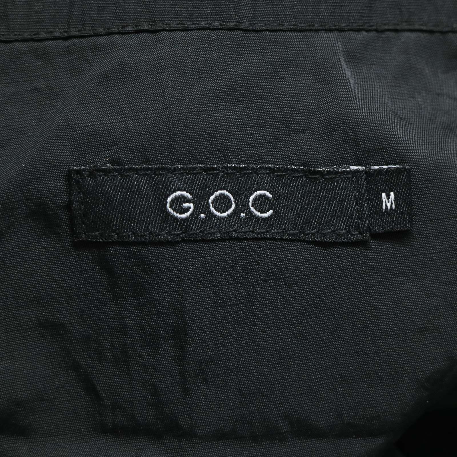 G.O.C. ブラック レザー ダウンジャケット M ジーオーシー 001_210553-100a.jpg