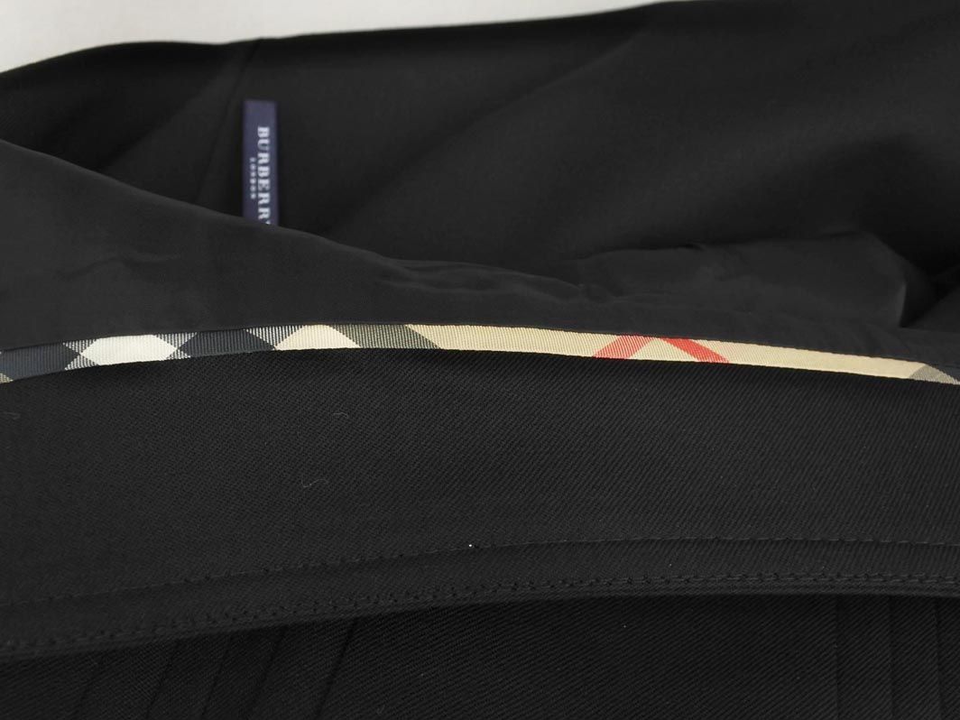 BURBERRY バーバリー LONDON プリーツ切替 Aライン 台形